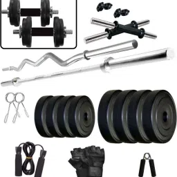 20 kg PVC weight with rods and accessories Home Gym Combo-image-21