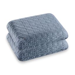 The White Willow Set Of 2 Solid Cooling Gel Memory Foam Bed Sleep Pillows-12