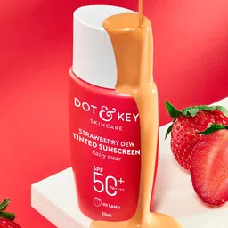 DOT & KEY Strawberry Dew SPF 50+ Pa++++ Tinted Sunscreen - 03 Sand - 50ml-5