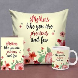 TIED RIBBONS Gift for Mom White Printed Cushion Mug & Card-image-19