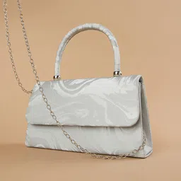 CODE by Lifestyle Women Abstract Printed Structured Satchel Bag-20