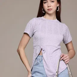 Freehand by The Indian Garage Co Textured Twisted Top-image-6