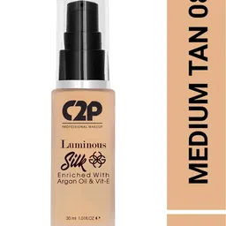 C2P PROFESSIONAL MAKEUP Luminous Silk Foundation 30 ml - Medium Tan 08-23