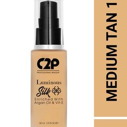 C2P PROFESSIONAL MAKEUP Luminous Silk Foundation 30 ml - Medium Tan 11-36