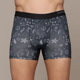 DISPENSER Men Abstract Printed Ultrasoft Stretchable Waistband Trunk-picture-14