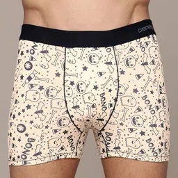 DISPENSER Men Abstract Printed Ultrasoft Stretchable Waistband Trunk-picture-16