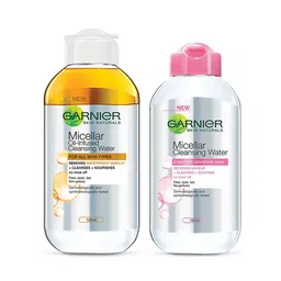 Garnier Skin Naturals Oil Infused Micellar Cleansing Water -125ml & Micellar Water- 125ml-26