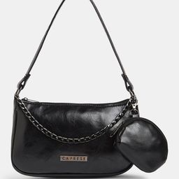 Caprese Textured Baguette Hobo Bag With Pouch-picture-44