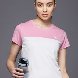 HRX by Hrithik Roshan Women Colourblocked T-shirt-picture-21
