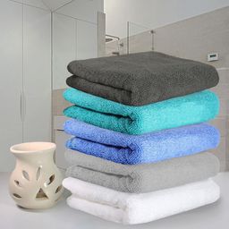 HEELIUM Unisex Super Soft & Quick Absorbent 600 GSM Bamboo Hand Towel-picture-7