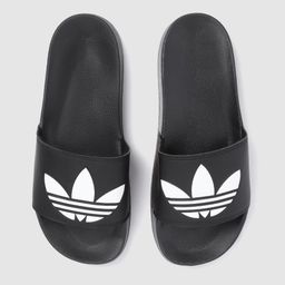 ADIDAS Originals Men Black & White Adilette Lite Printed Sustainable Sliders-image-32