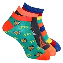 Man Arden Men Pack Of 3 Patterned The Sway Swag  Designer Edition Ankle Length Socks-12