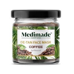 Medimade Real Botanicals Coffee De-Tan Face Mask with Almond Oil & Vitamin E - 30 g-20