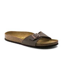 Birkenstock Unisex Brown Madrid Birko-Flor Nubuck Narrow Width Sandals-image-78