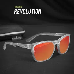 OKNO Unisex Round Sunglasses with Polarised and UV Protected Lens image 3