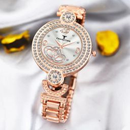 frank time Analogue Watch with Deployant Clasp image 1