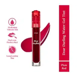 etude Dear Darling Water Gel Tint Lipstick - 04 Plum Red-picture-5