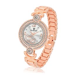 frank time Analogue Watch with Deployant Clasp image 2