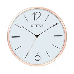 titan Metallic Wall Clock with Silent Sweep Technology image 2