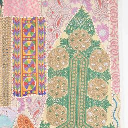 qura Boho Printed Patchwork Wall Hanging image 2