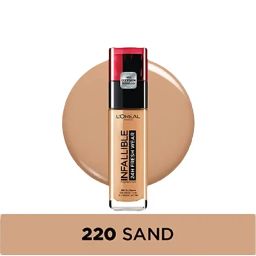 l'oreal paris Infallible 24H Fresh Wear Foundation 220 Sand image 3