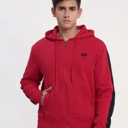 Zip-Front Hoodie with Insert Pockets-image-78
