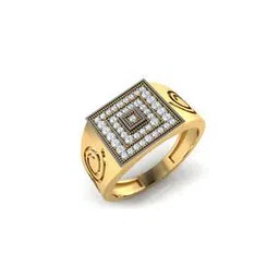 York Gold Diamond Mens Ring-image-94