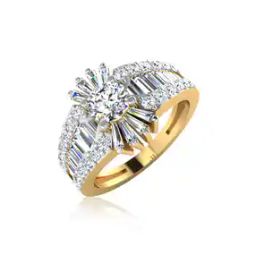 Yellow Gold Amelia Solitaire Ring-image-84