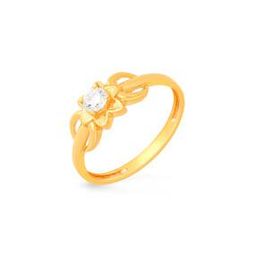 Yellow Gold Stone-Studded Ring-image-6