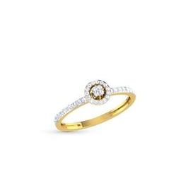 Yellow Gold Diamond-Studded Ring-image-25