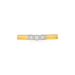 Women Yellow Gold Diamond Ring-image-21