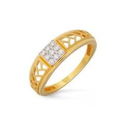 Men Yellow Gold Diamond-Studded Ring-image-55