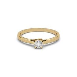 Women Sterling Silver Gold-Plated Swarovski One Love Promise Ring-image-62