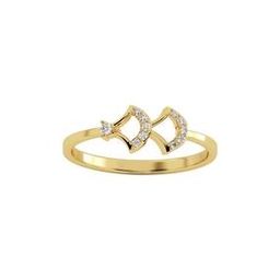 Women Yellow Gold Diamond-Studded Nandini Ring-image-39