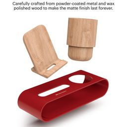 DailyObjects Cirque Red Phone & Pen Stand image 4