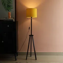 sanded edge Northern Tripod Floor Lamp In Solid Wood-picture-14