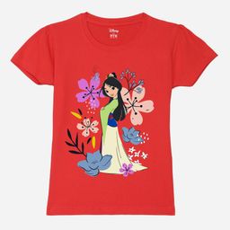 Wear Your Mind Girls Printed Puff Sleeves Pure Cotton T-shirt-picture-24