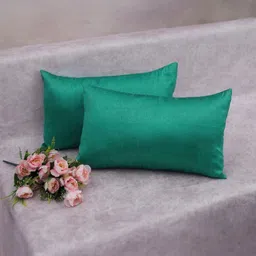 RoyalDeco Green Set of 2 Rectangle Cushion Covers-20
