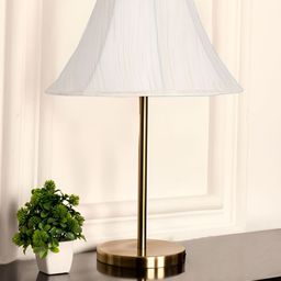 Aura Off White Metal Traditional Frusturical Shaped Table Lamp-image-63