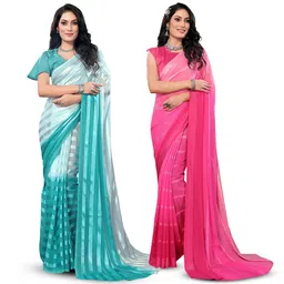 Moda Rapido Striped Satin Saree-picture-39