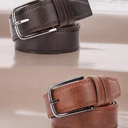 The Roadster Lifestyle Co Men Set Of 2 Belts-image-21