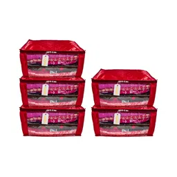Ajabh Maroon Set of 5 Regular Multi-Utility Organisers image 1