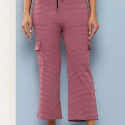 Girls Casual Pink Colour Solid Nylon Pant-image-56