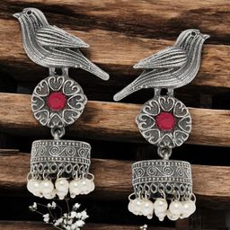 OOMPH Contemporary Jhumkas Earrings-57