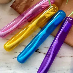 upkaranwale Plastic Anti Bacterial Toothbrush Container-image-24