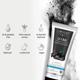 L'AVENOUR Set Of 3 D-Tan Charcoal Face Wash With Kojic Acid - 100 ml Each image 3