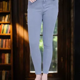 FIREAGE Women Frisky Slim Fit High-Rise Stretchable Jeans-image-77