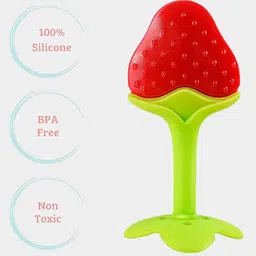 Kritiu Set Of 5 Textured Baby Teether Combo image 2