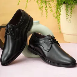 TRM Men Leather Formal Oxford Shoes-picture-4