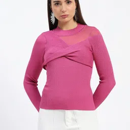 Madame Women Striped Pullover-image-15